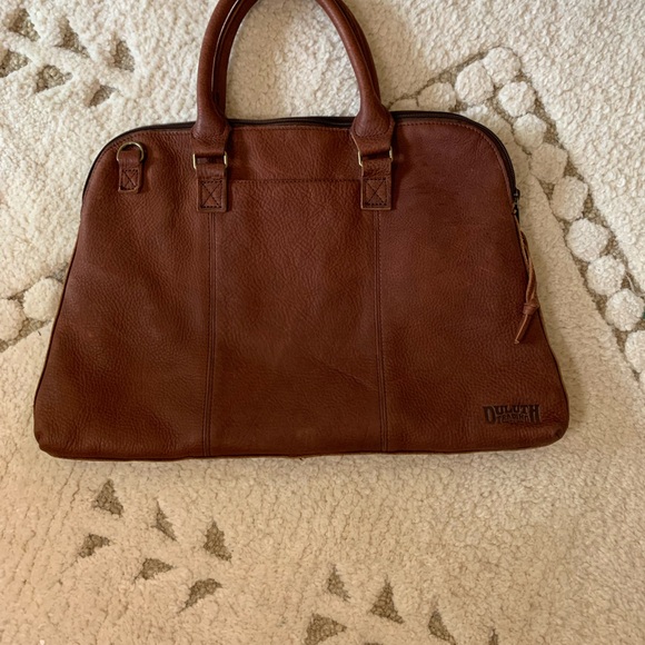 Leather laptop bag Duluth, trading company - Picture 5 of 13